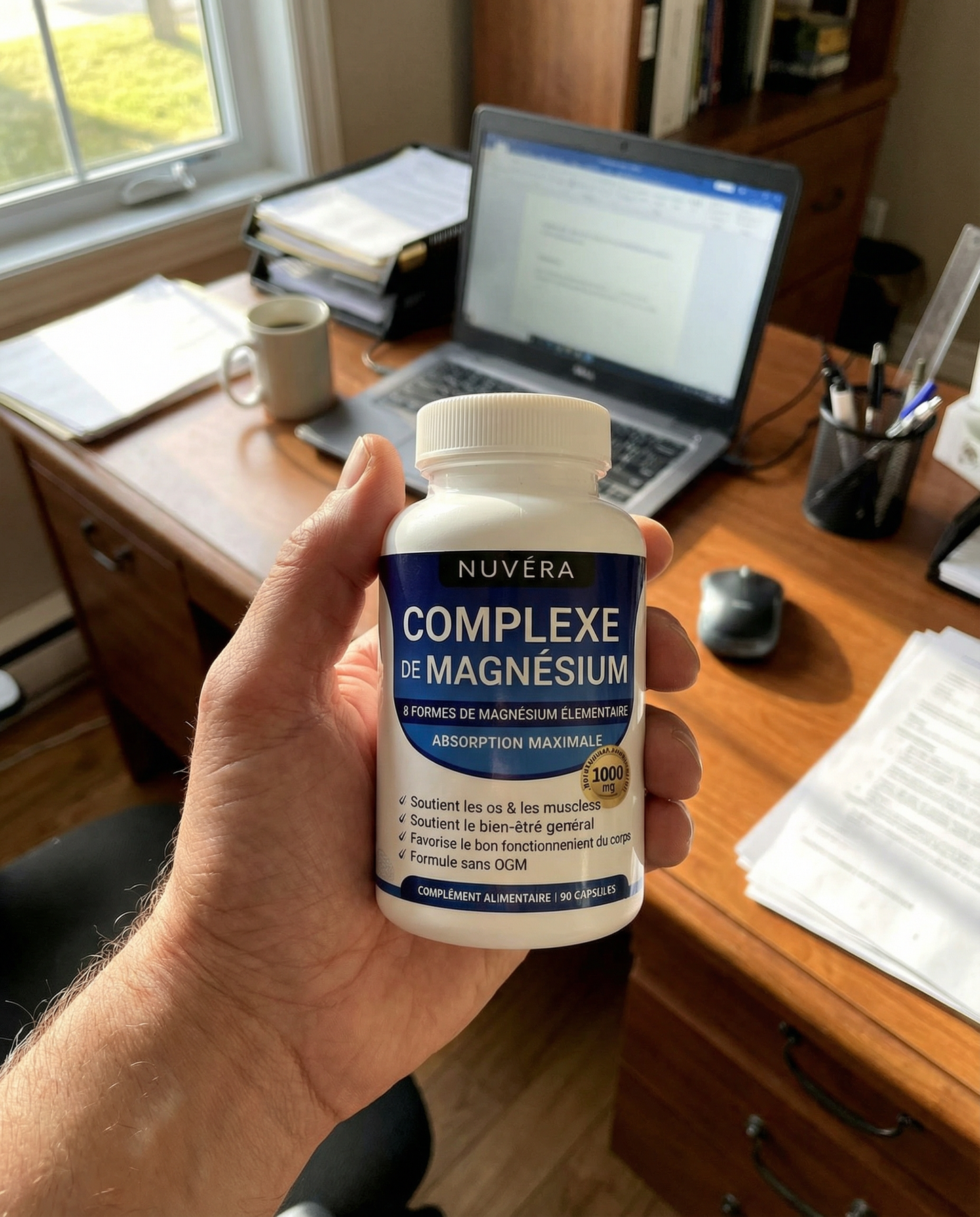 ماغنيسيوم كومبلكس 8 في 1 بتركيز 1000 ملغ – دعم شامل للنوم، الطاقة وتقليل التوتر